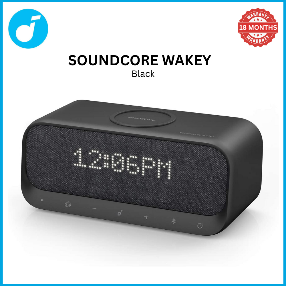【Anker Official】Soundcore Wakey - Black  Bluetooth Accessories Waterproof Subwoofer Portable Bluetooth Wireless Speaker Surround Loudspeaker TF Card Sound Box TWS USB Flash Drive