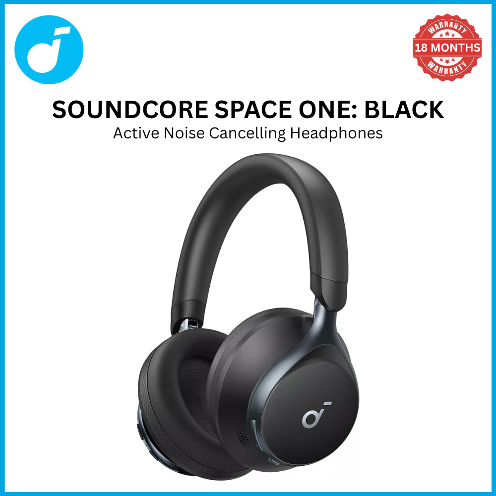 [Exclusive deal]  soundcore Space One | Active Noise Cancelling Headphones -  Adaptive Noise Cancelling | 40H Playtime | Bluetooth 5.3