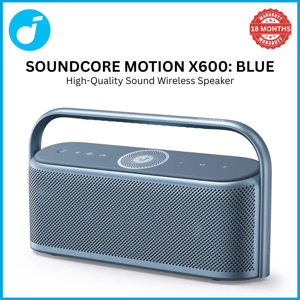 【Anker Official】  Soundcore Motion X600 | High-Quality Sound Wireless Speaker PREMIUM PORTABLE BLUETOOTH SPEAKER  high-quality audio spatial audio feature