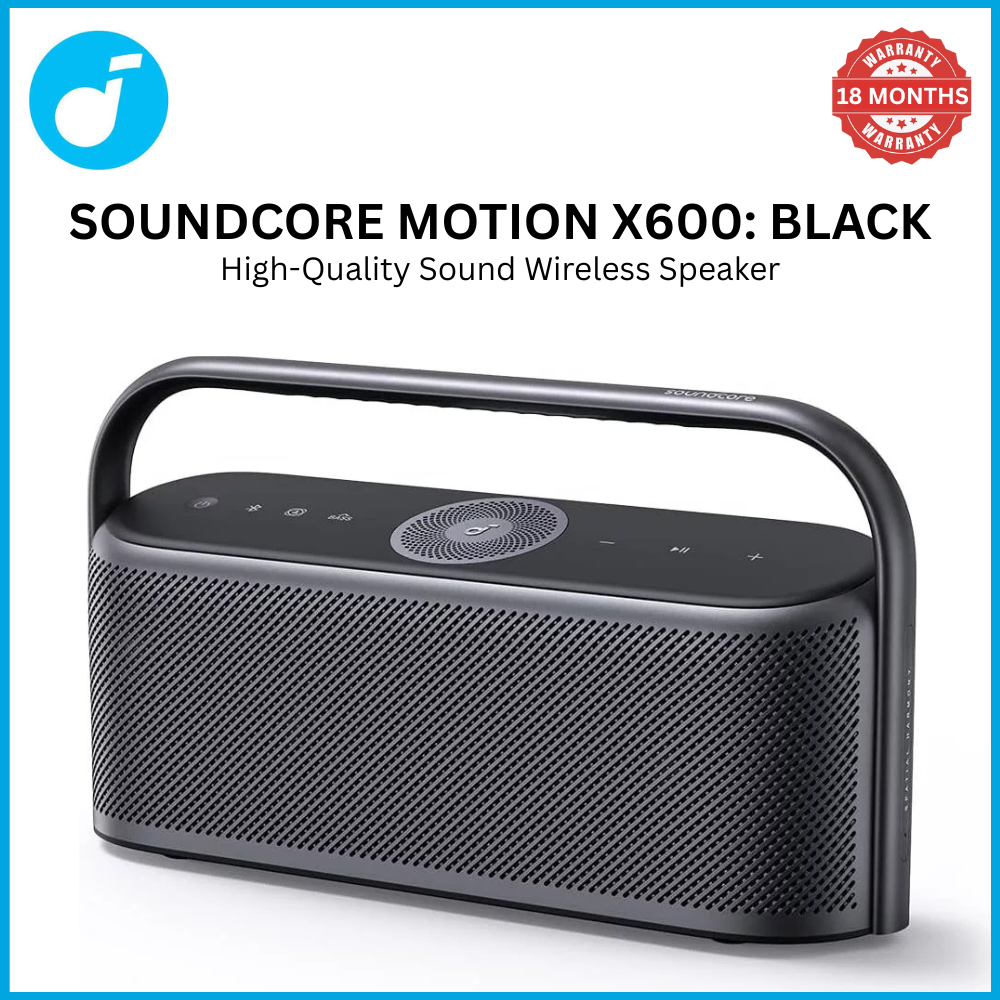 【Anker Official】  Soundcore Motion X600 | High-Quality Sound Wireless Speaker PREMIUM PORTABLE BLUETOOTH SPEAKER  high-quality audio spatial audio feature