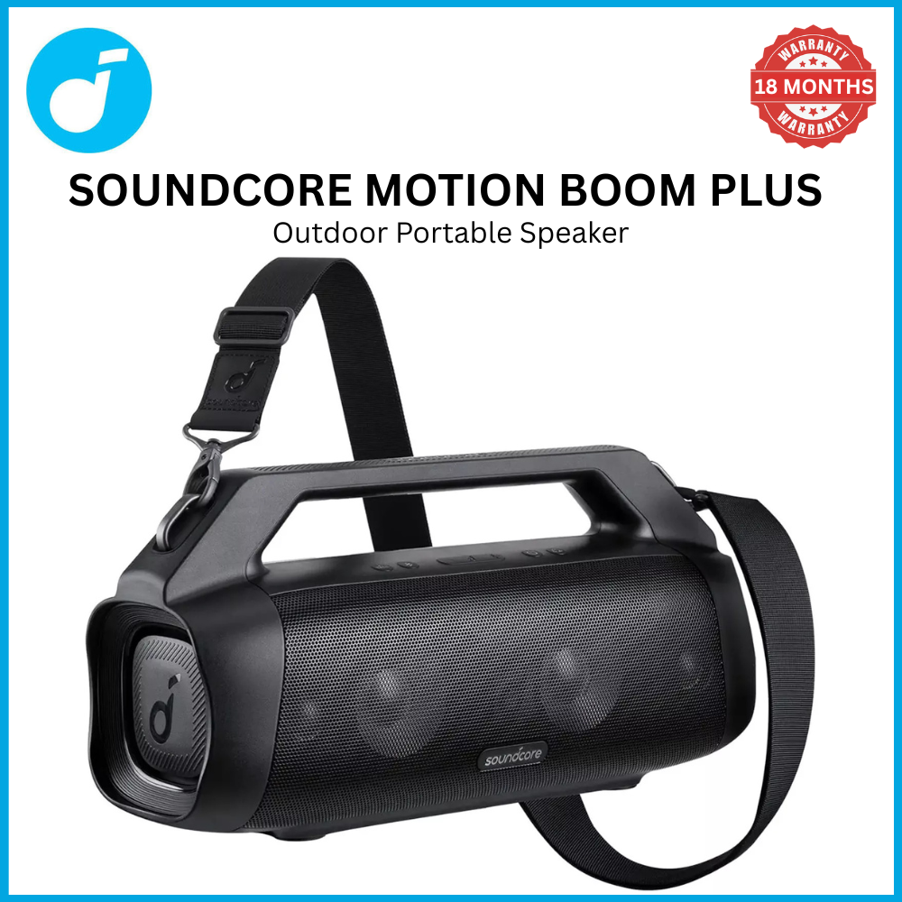 [Exclusive deal] soundcore Motion Boom Plus | Outdoor Portable Speaker Waterproof Subwoofer Portable Bluetooth Wireless Speaker TF Card AUX Sound Box TWS USB Flash Drive Wireless Speakers