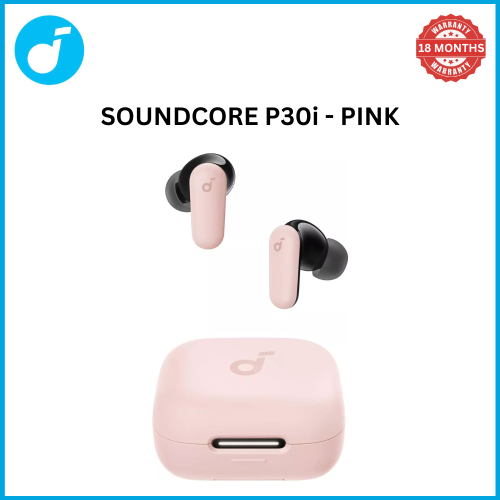 [Exclusive deal] soundcore P30i - Black Deep Bass ,Bluetooth 5.4, Long Battery, Dual Device Pairing, Mic ,  45H Playtime, Compact Case, Fast Charge, IPX5 ,Clear Calls