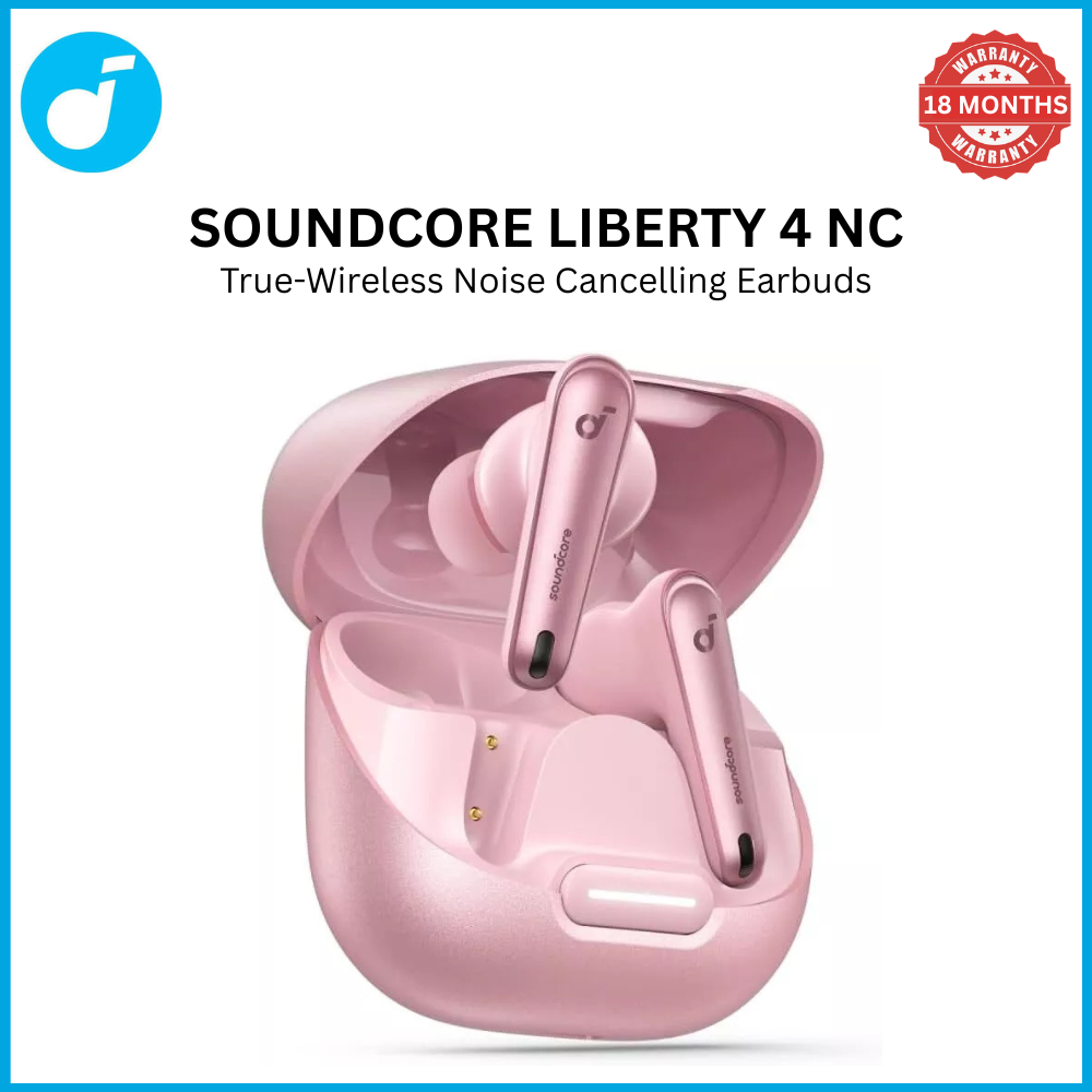 [ Special Deal ] Soundcore Liberty 4 NC | True-Wireless Noise Cancelling Earbuds - Pink