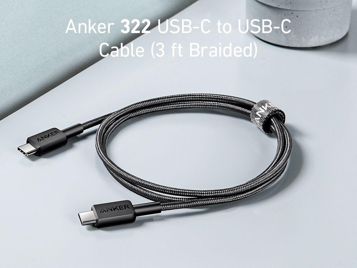 [Exclusive deal] Anker Prime USB-C to USB-C Cable (240W, Upcycled-Braided) - Black
 Premium Braided Durability  Eco-Friendly Materials  Universal USB-C Compatibility