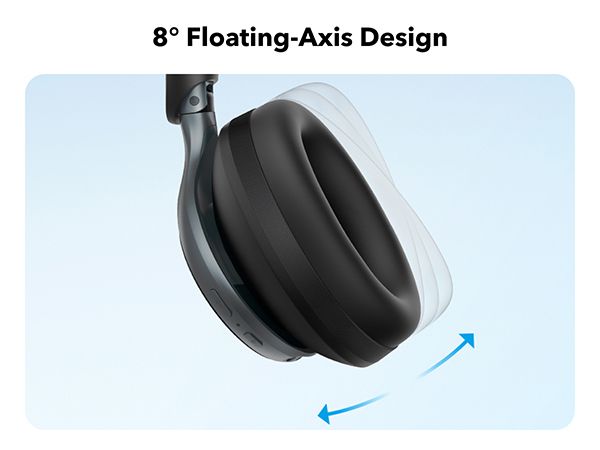 [Exclusive deal]  soundcore Space One | Active Noise Cancelling Headphones -  Adaptive Noise Cancelling | 40H Playtime | Bluetooth 5.3