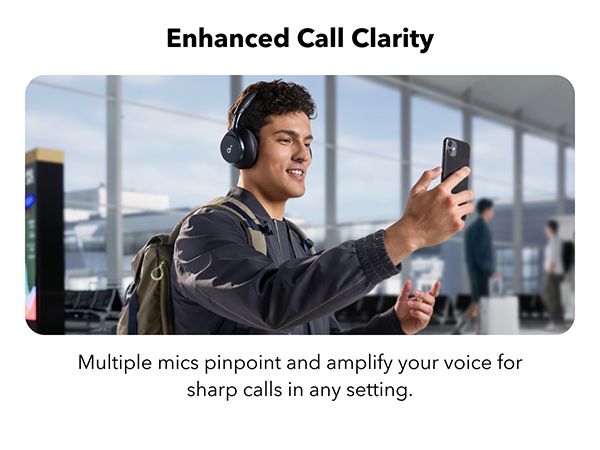 [Exclusive deal]  soundcore Space One | Active Noise Cancelling Headphones -  Adaptive Noise Cancelling | 40H Playtime | Bluetooth 5.3