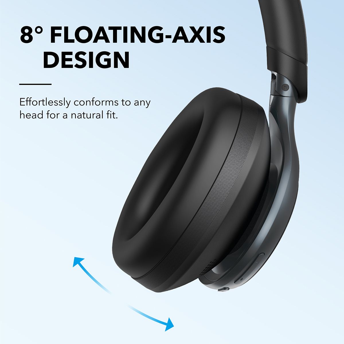 [Exclusive deal]  soundcore Space One | Active Noise Cancelling Headphones -  Adaptive Noise Cancelling | 40H Playtime | Bluetooth 5.3