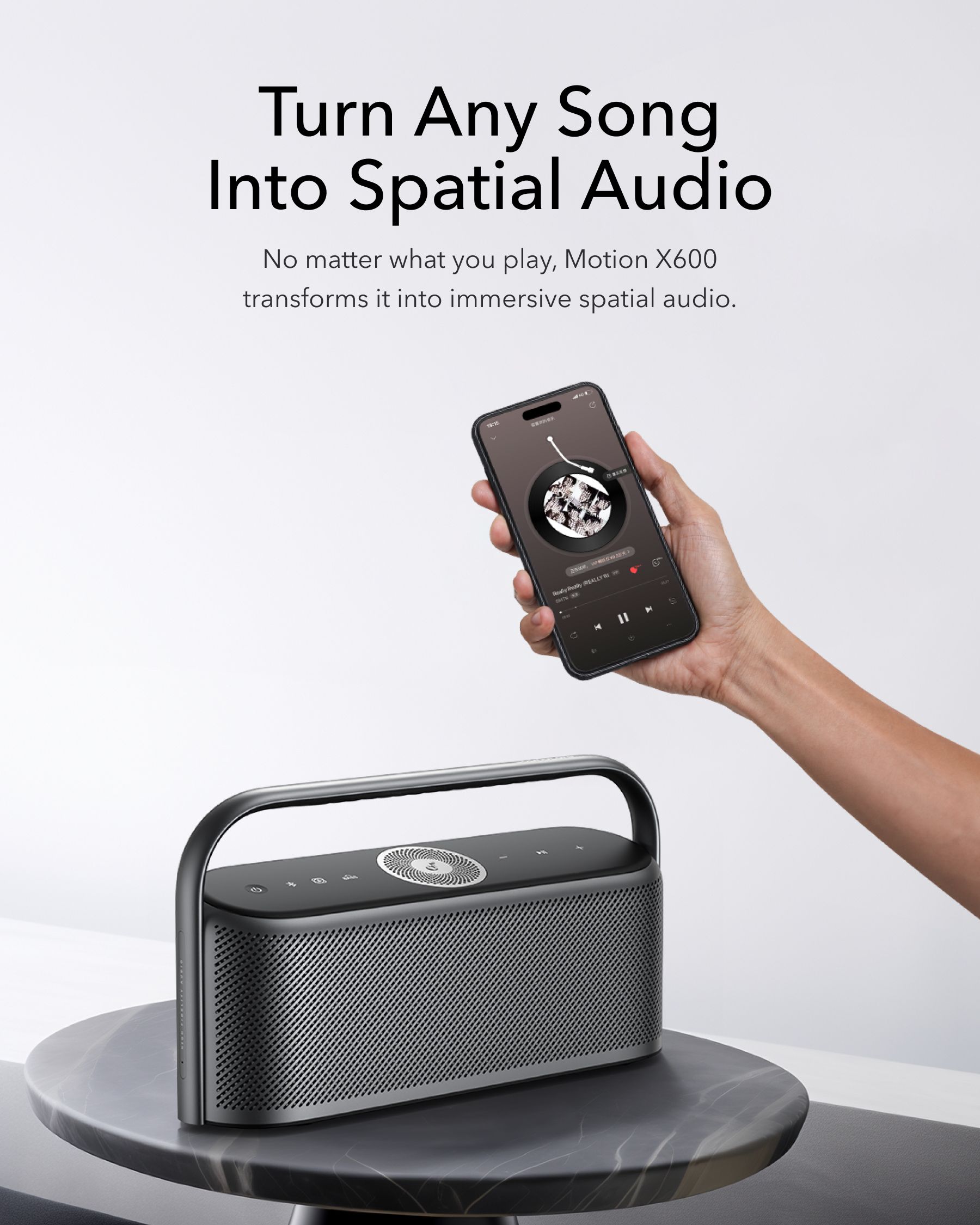 【Anker Official】  Soundcore Motion X600 | High-Quality Sound Wireless Speaker PREMIUM PORTABLE BLUETOOTH SPEAKER  high-quality audio spatial audio feature