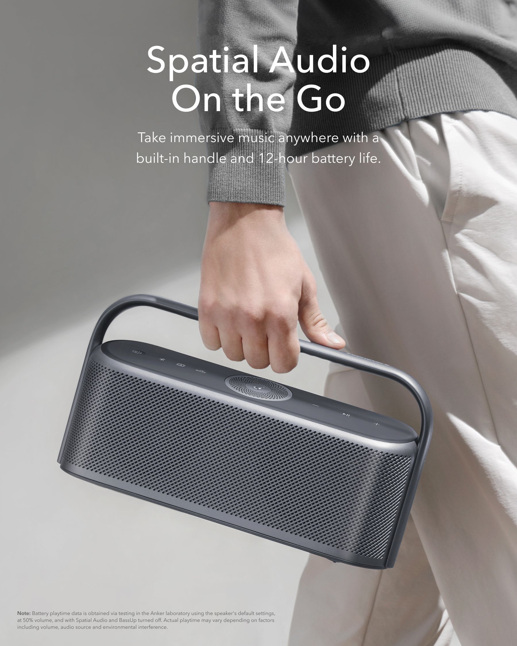 【Anker Official】  Soundcore Motion X600 | High-Quality Sound Wireless Speaker PREMIUM PORTABLE BLUETOOTH SPEAKER  high-quality audio spatial audio feature