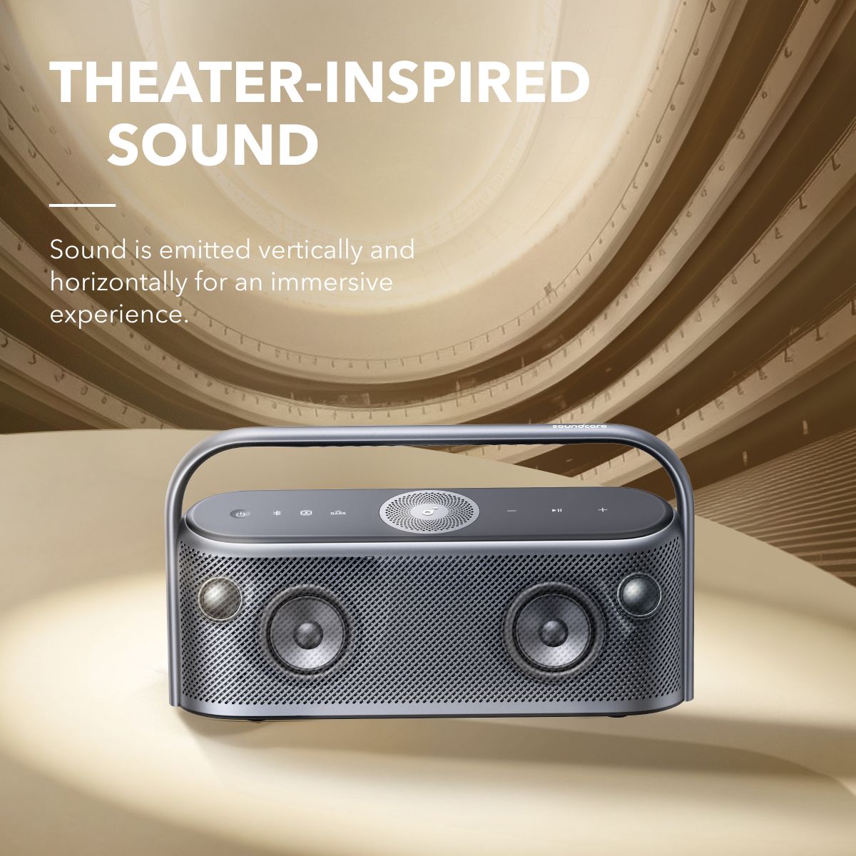 【Anker Official】  Soundcore Motion X600 | High-Quality Sound Wireless Speaker PREMIUM PORTABLE BLUETOOTH SPEAKER  high-quality audio spatial audio feature