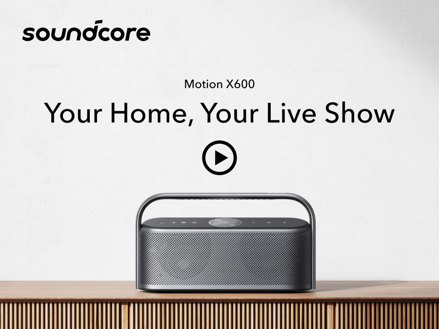 【Anker Official】  Soundcore Motion X600 | High-Quality Sound Wireless Speaker PREMIUM PORTABLE BLUETOOTH SPEAKER  high-quality audio spatial audio feature