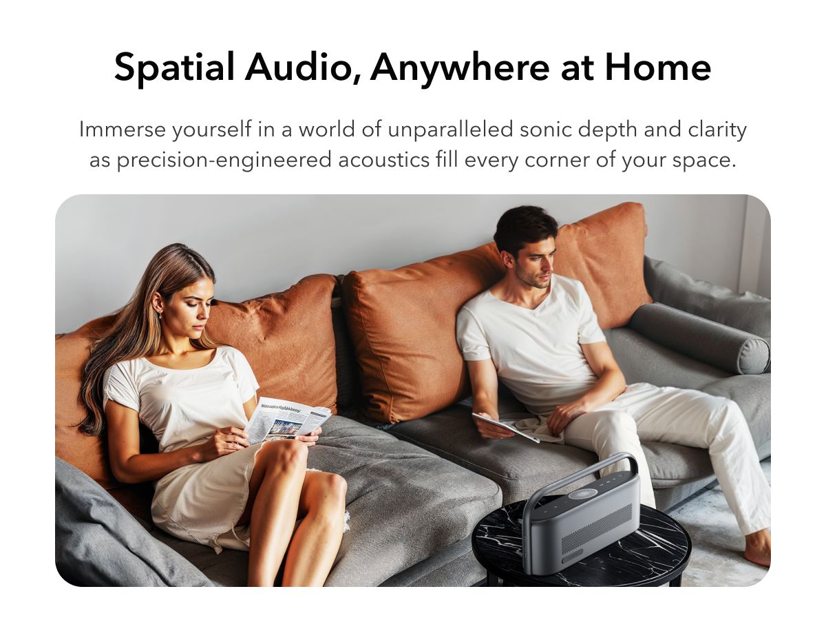 【Anker Official】  Soundcore Motion X600 | High-Quality Sound Wireless Speaker PREMIUM PORTABLE BLUETOOTH SPEAKER  high-quality audio spatial audio feature