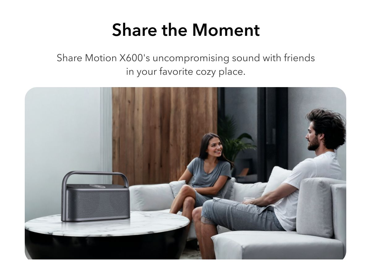 【Anker Official】  Soundcore Motion X600 | High-Quality Sound Wireless Speaker PREMIUM PORTABLE BLUETOOTH SPEAKER  high-quality audio spatial audio feature