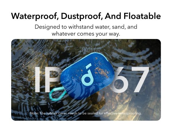 [Exclusive deal] soundcore Select 4 Go Bluetooth Speaker IP67 Full Protection and Floating 20-Hour Ultra playback time