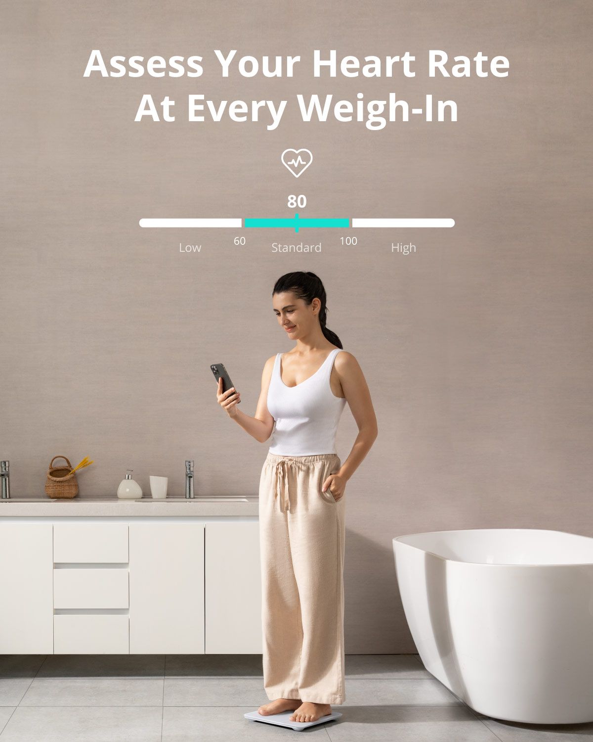 [Exclusive deal]  eufy Smart Scale P2 Pro - Black Full Body Composition Analysis High Accuracy 3D Virtual Model Third-Party App Syncing Unlimited Users Nutrition-Tracking
