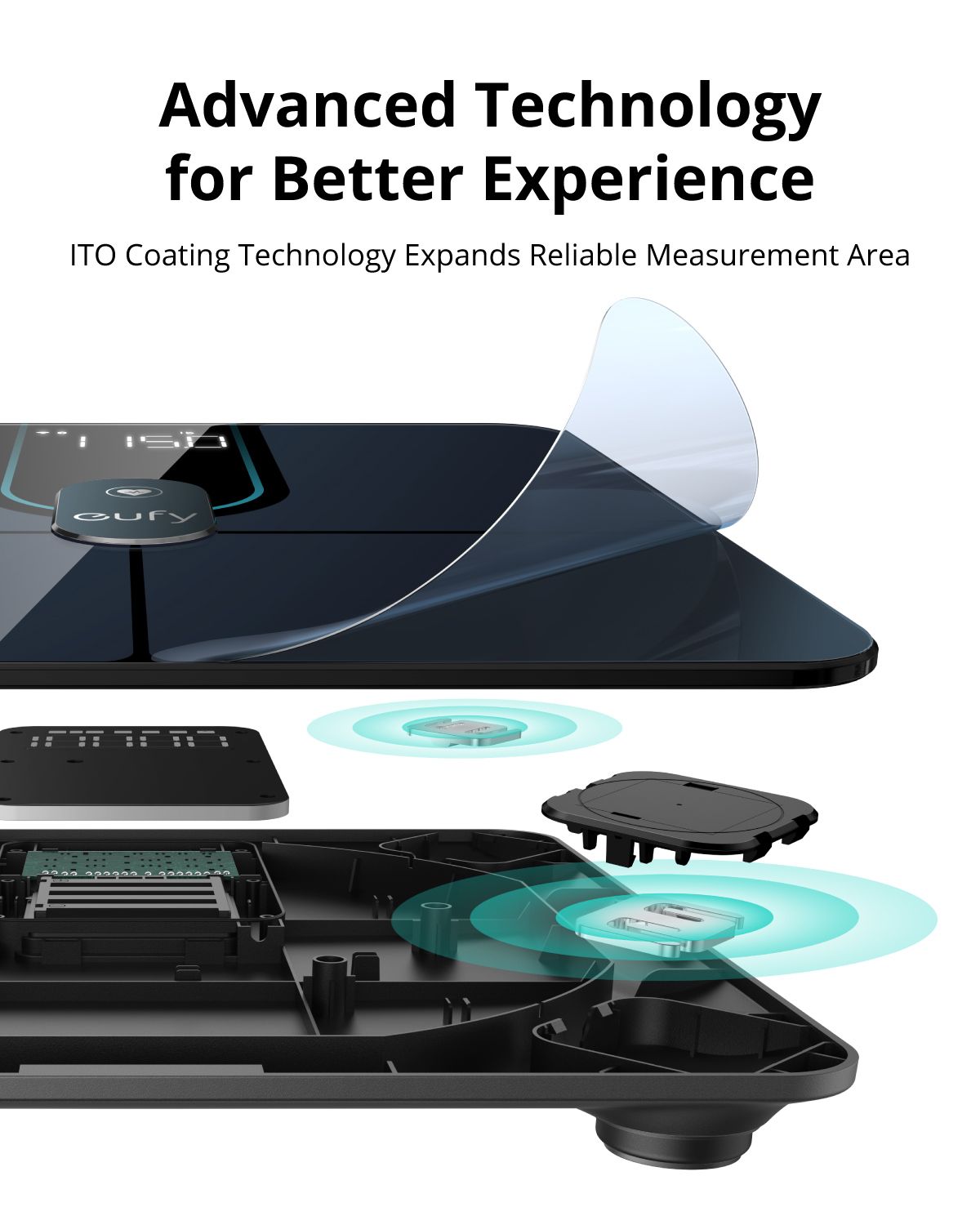 [Exclusive deal]  eufy Smart Scale P2 Pro - Black Full Body Composition Analysis High Accuracy 3D Virtual Model Third-Party App Syncing Unlimited Users Nutrition-Tracking