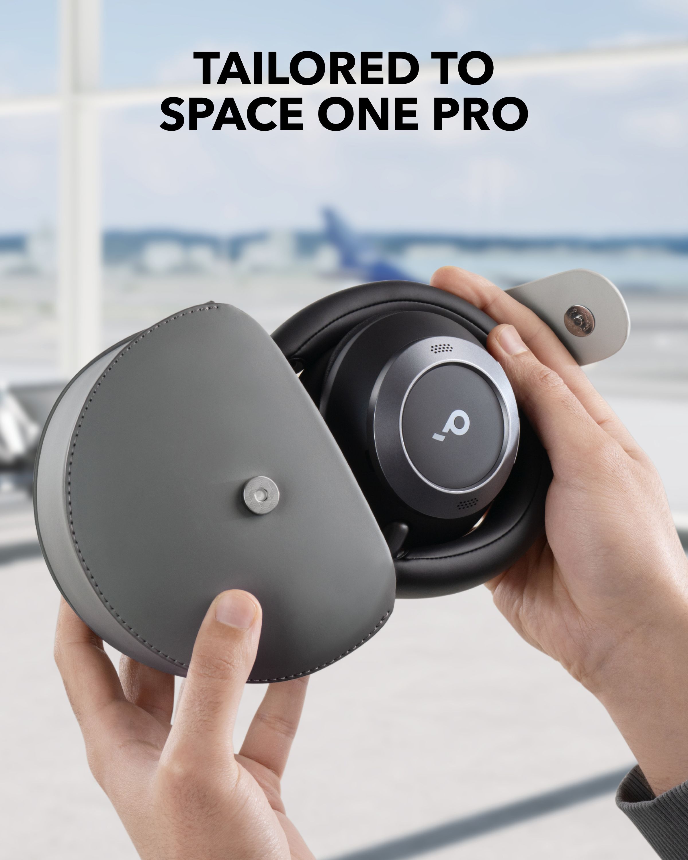 【Anker Official】  Soundcore Space One Pro | Foldable Over-Ear Headphones ACTIVE NOISE-CANCELLING (ANC) HEADPHONES SOUNDCORE SPACE ONE PRO