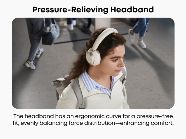 【Anker Official】  Soundcore Space One Pro | Foldable Over-Ear Headphones ACTIVE NOISE-CANCELLING (ANC) HEADPHONES SOUNDCORE SPACE ONE PRO