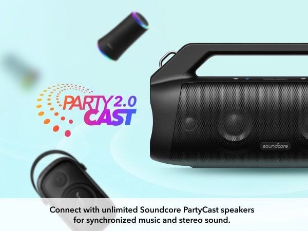 [Exclusive deal] soundcore Motion Boom Plus | Outdoor Portable Speaker Waterproof Subwoofer Portable Bluetooth Wireless Speaker TF Card AUX Sound Box TWS USB Flash Drive Wireless Speakers