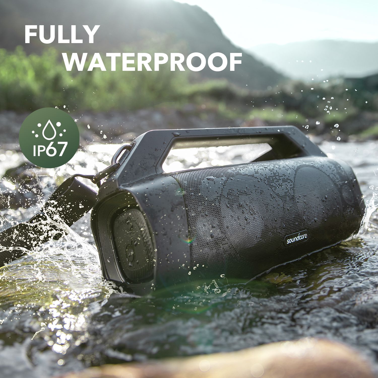 [Exclusive deal] soundcore Motion Boom Plus | Outdoor Portable Speaker Waterproof Subwoofer Portable Bluetooth Wireless Speaker TF Card AUX Sound Box TWS USB Flash Drive Wireless Speakers
