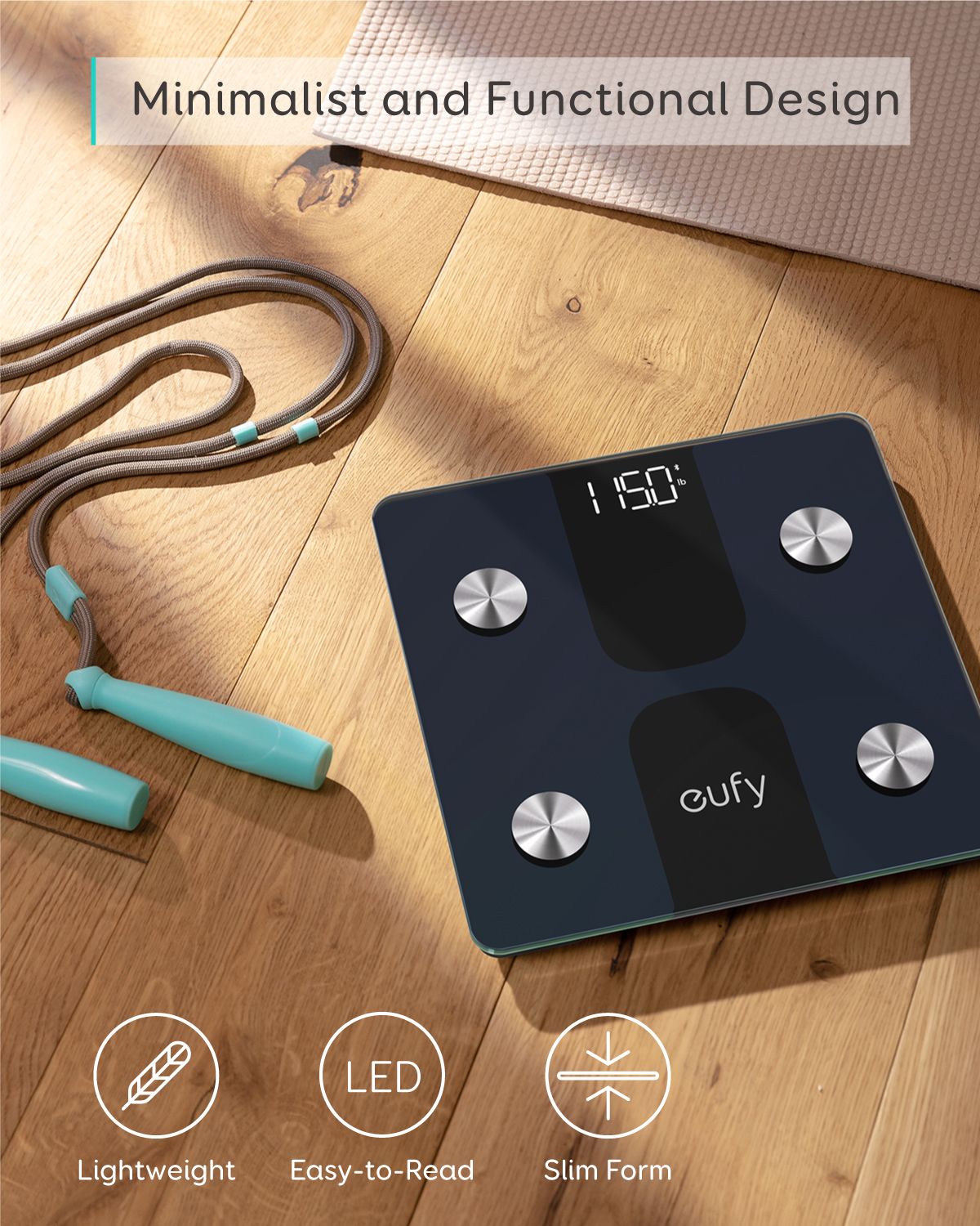 [Special Offer]eufy Smart Scale C1 - Black