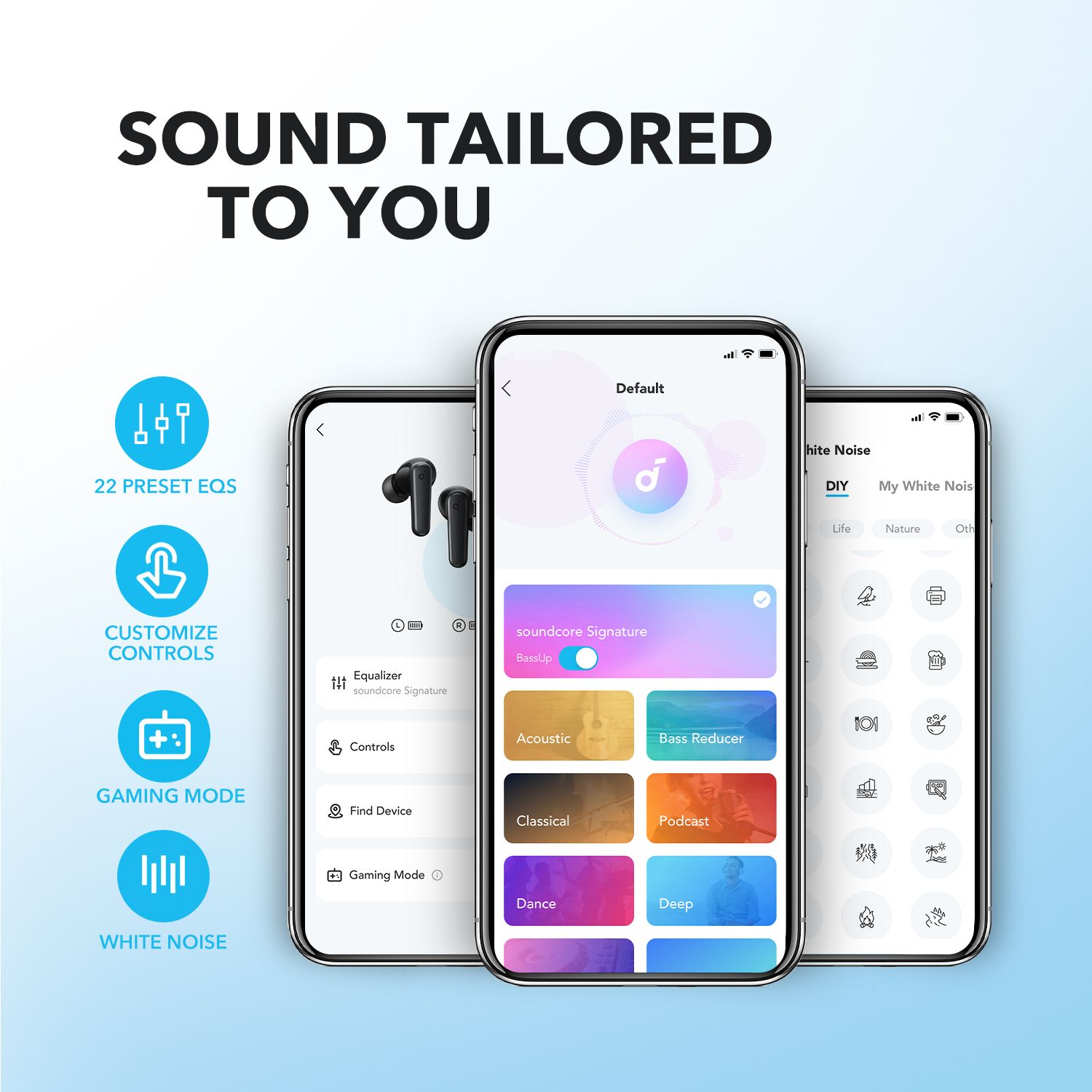 [Exclusive deal] soundcore R50i -  True Wireless Earbud 10 mm Drivers Big Bass, Bluetooth 5.3, 30-Hour Long Playtime, Water-Resistant  2 Mics for AI Clear Calls 22 Preset EQs