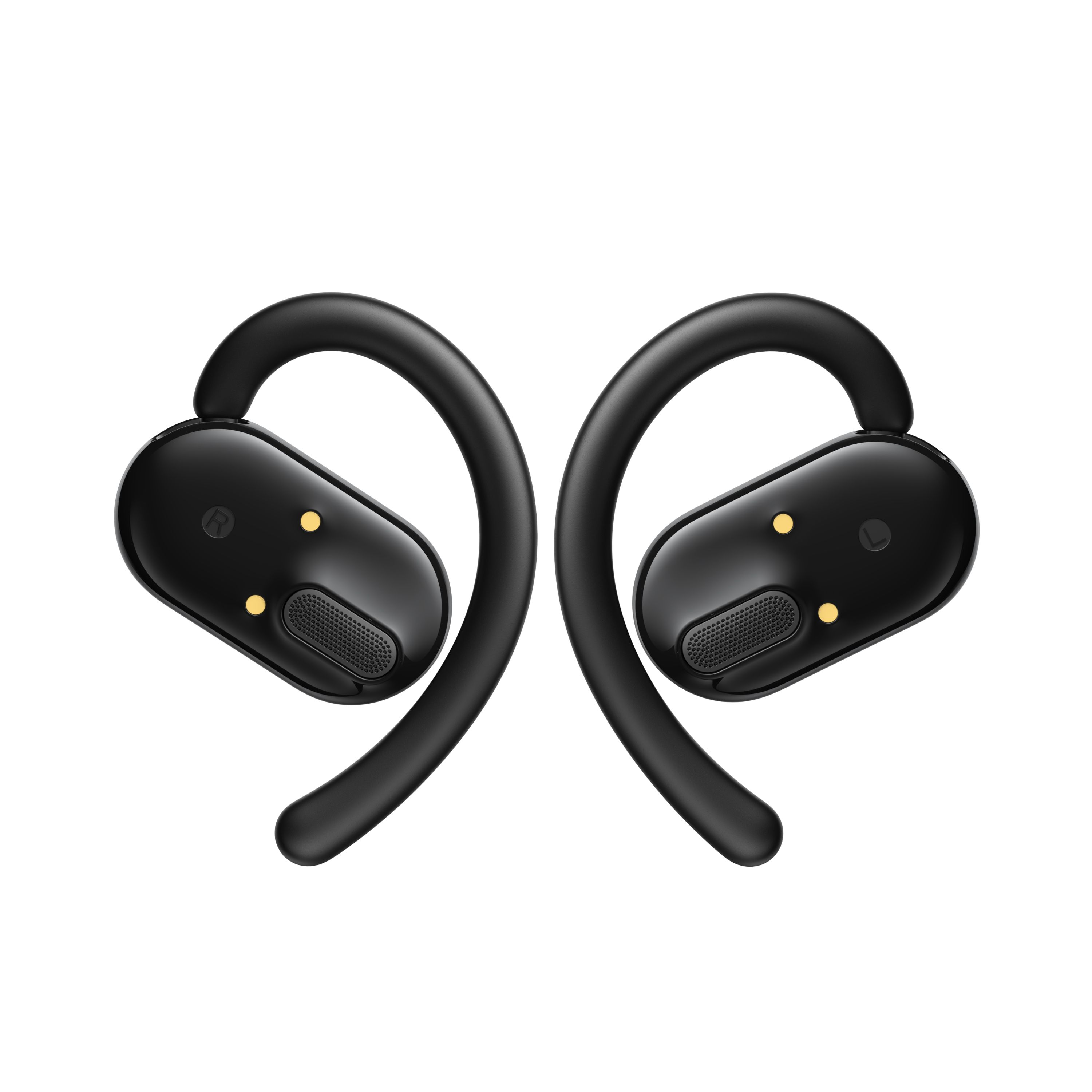 [ Special Deal ] soundcore V20i - Black, Open Ear Wireless Earbuds, clear calls, customised LED lights, immersive Audio exeperience delivers puncy bass and comfortable