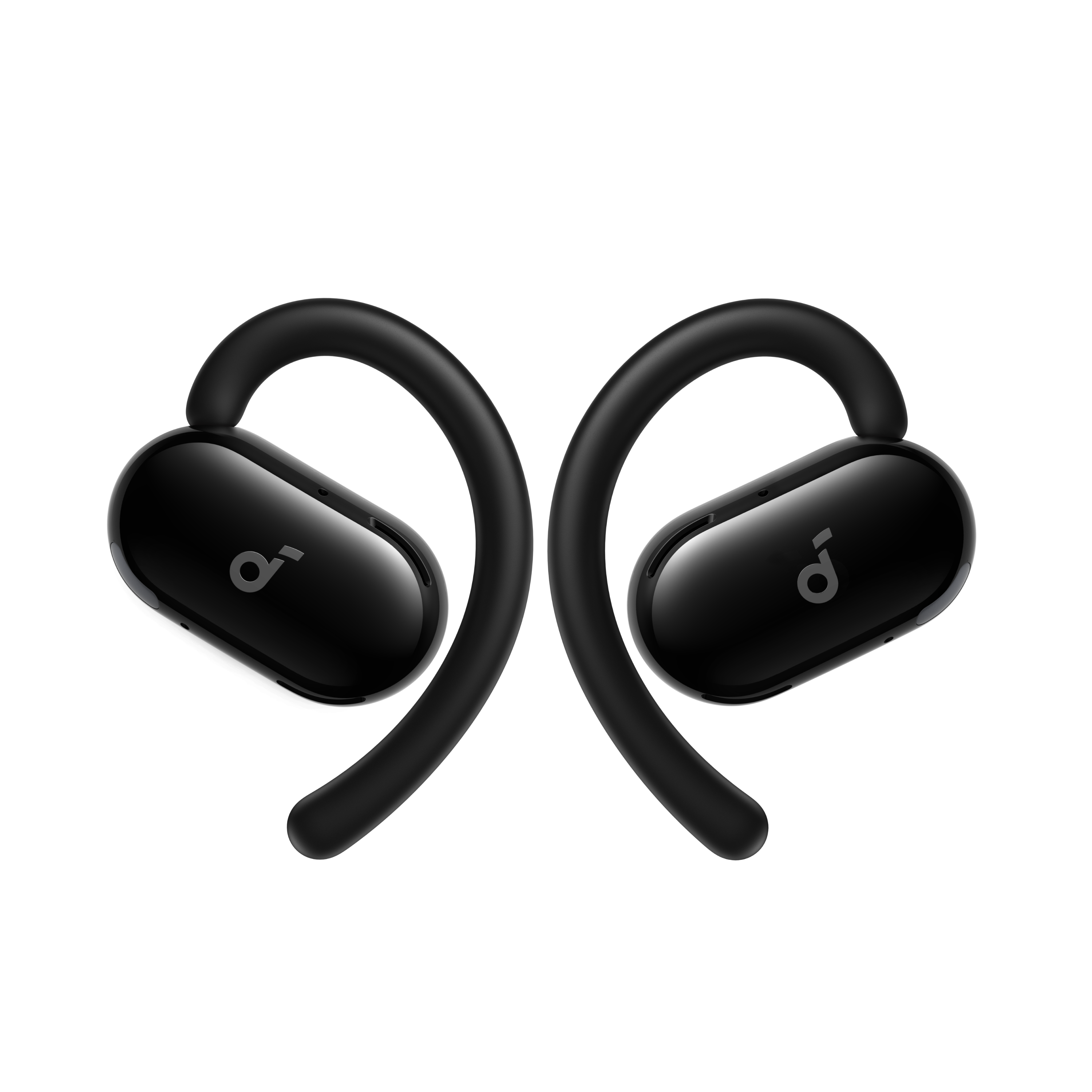 [ Special Deal ] soundcore V20i - Black, Open Ear Wireless Earbuds, clear calls, customised LED lights, immersive Audio exeperience delivers puncy bass and comfortable
