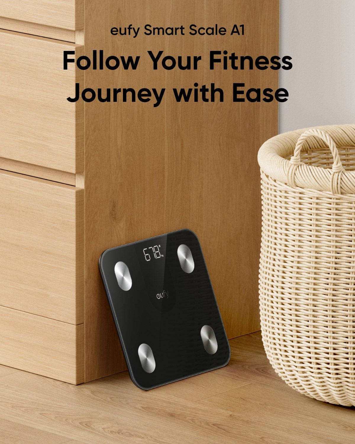 [Exclusive deal] eufy Smart Scale A1 - Weight Accuracy,12 Body Measurements,Bluetooth Connectivity