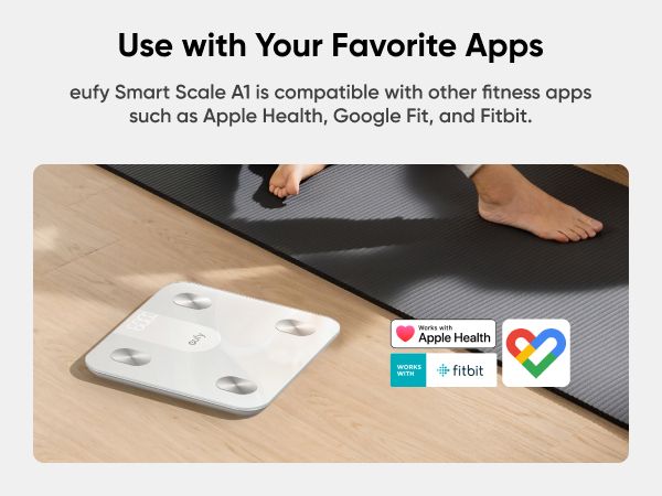 [Exclusive deal] eufy Smart Scale A1 - Weight Accuracy,12 Body Measurements,Bluetooth Connectivity