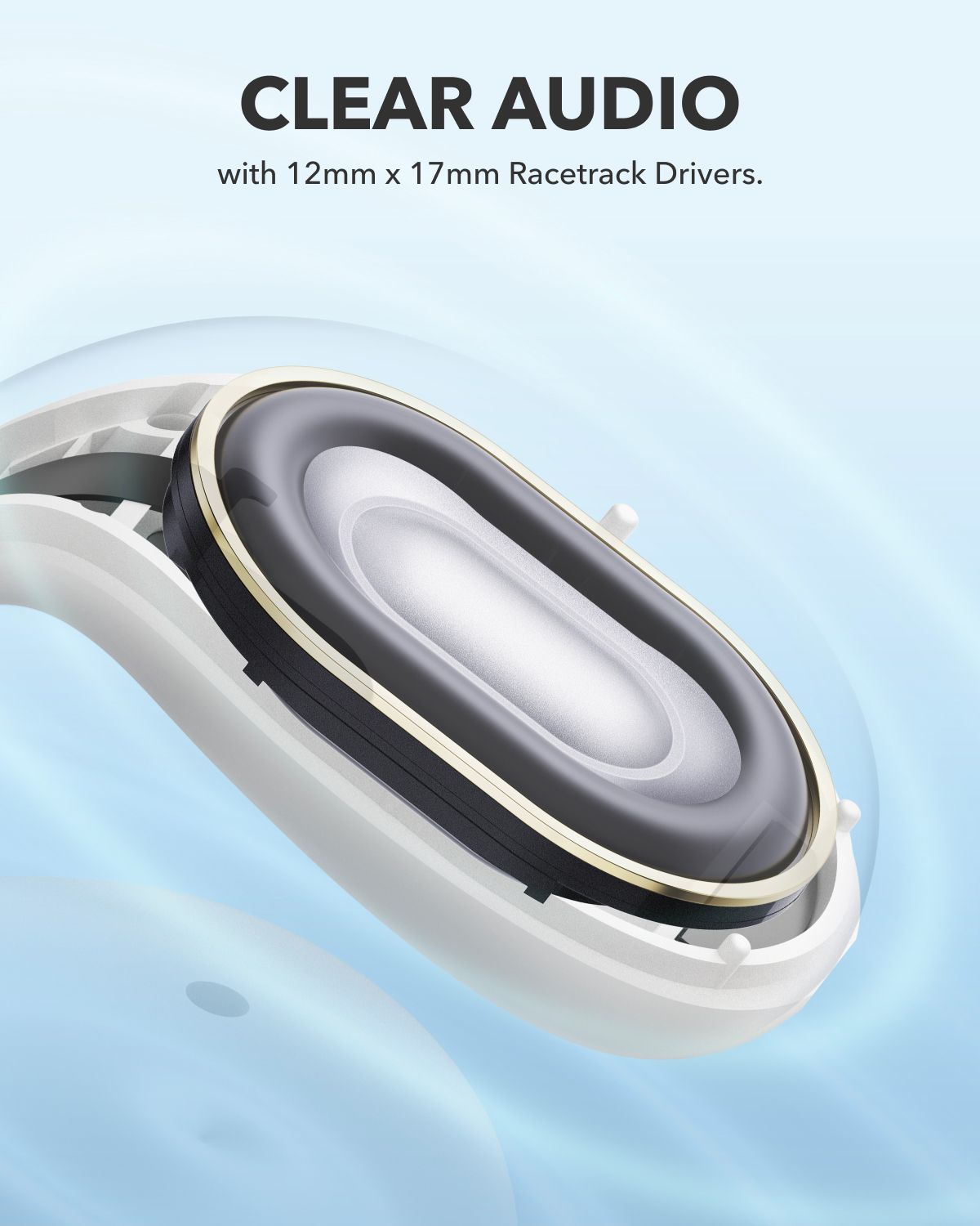 【Anker Official】 soundcore C30i - Black – Open-Ear Clip Earbuds , Bluetooth 5.3, Noise Cancelling, 30H Playtime, Deep Bass, IPX5 Waterproof, Touch Control, Equipped with 12mm racetract drivers,