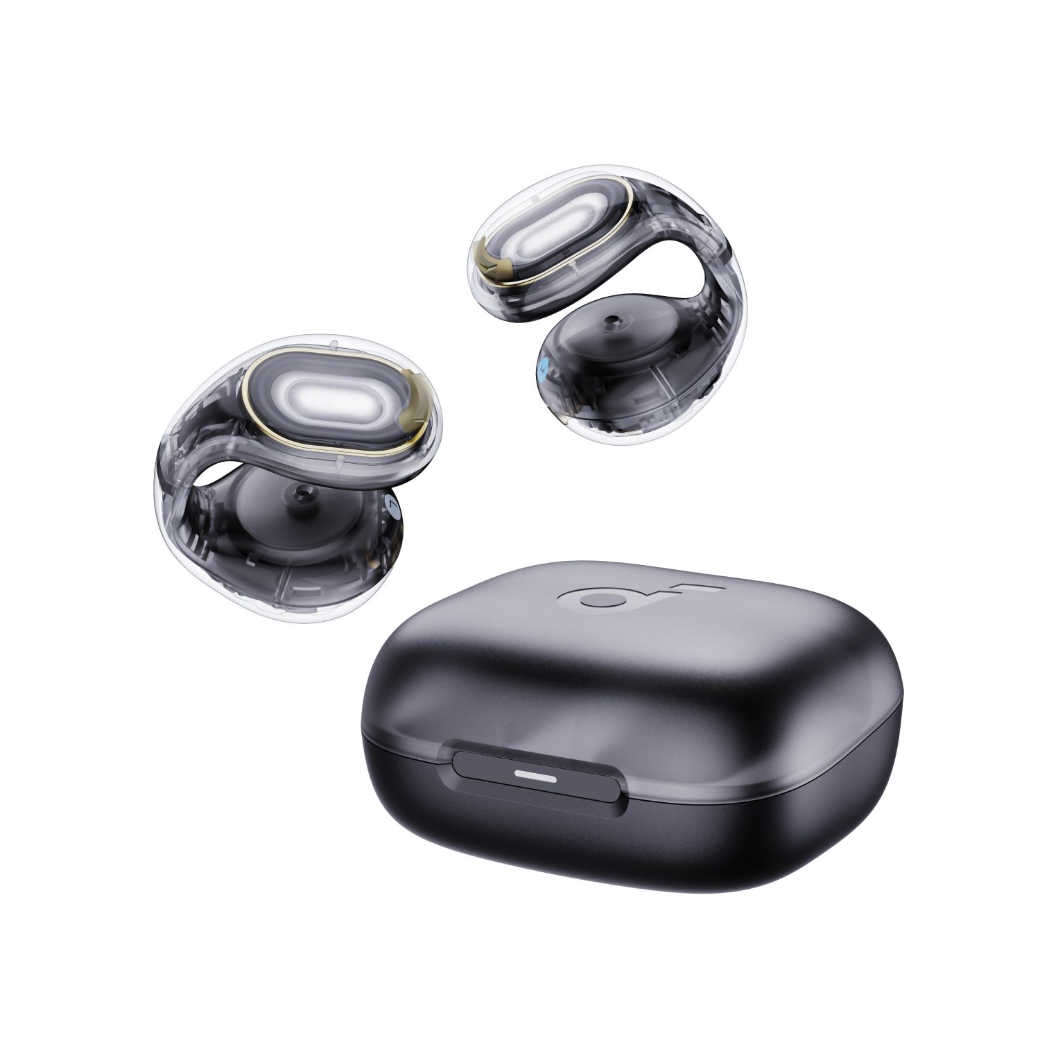 【Anker Official】 soundcore C30i - Black – Open-Ear Clip Earbuds , Bluetooth 5.3, Noise Cancelling, 30H Playtime, Deep Bass, IPX5 Waterproof, Touch Control, Equipped with 12mm racetract drivers,