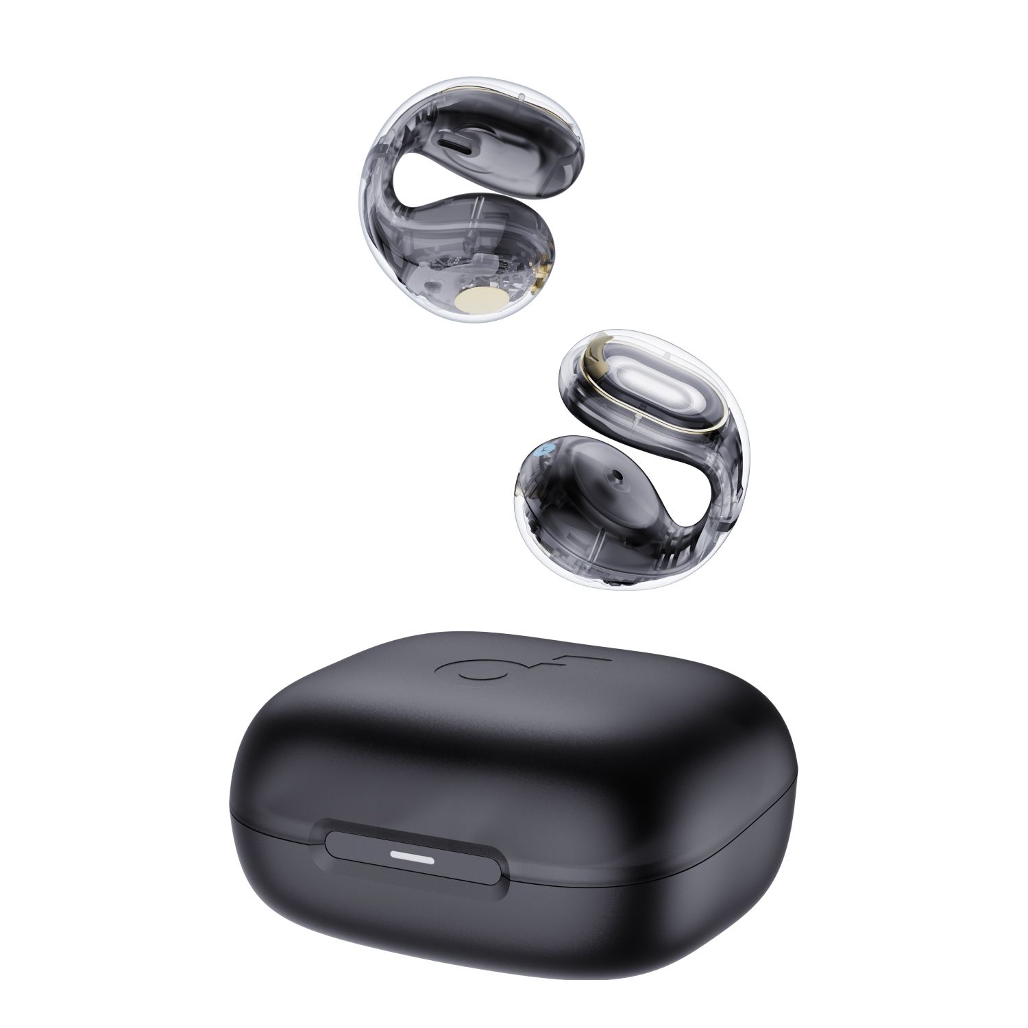 【Anker Official】 soundcore C30i - Black – Open-Ear Clip Earbuds , Bluetooth 5.3, Noise Cancelling, 30H Playtime, Deep Bass, IPX5 Waterproof, Touch Control, Equipped with 12mm racetract drivers,