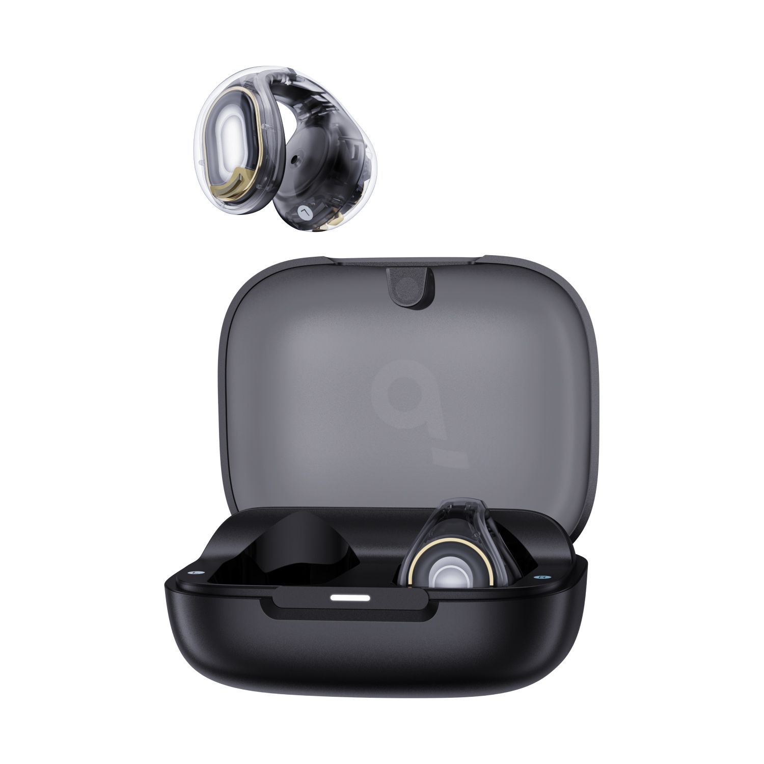 【Anker Official】 soundcore C30i - Black – Open-Ear Clip Earbuds , Bluetooth 5.3, Noise Cancelling, 30H Playtime, Deep Bass, IPX5 Waterproof, Touch Control, Equipped with 12mm racetract drivers,