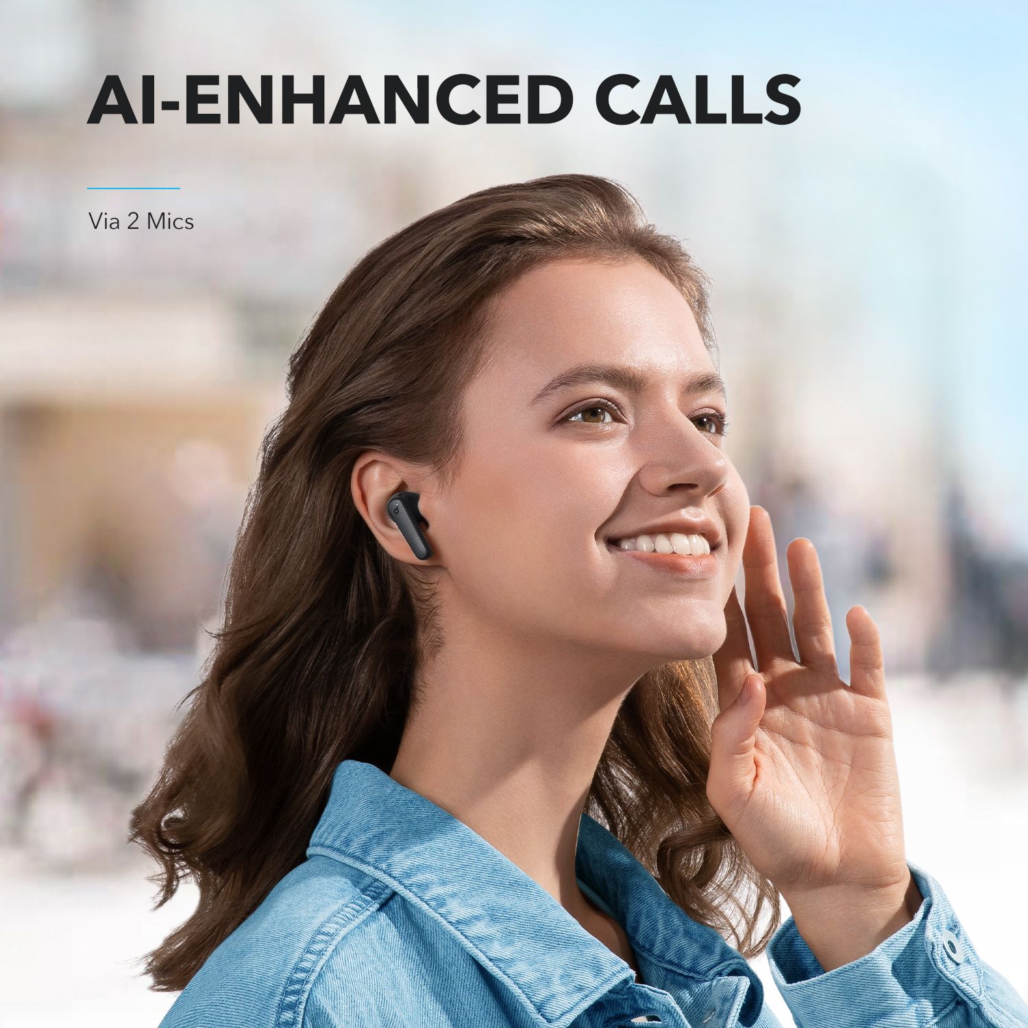 【Anker Official】 Soundcore P25i True Wireless in-Ear Earbuds - Black, Lightweight Fit All-Day Playtime Fast Charging IPX5 Water-Resistant