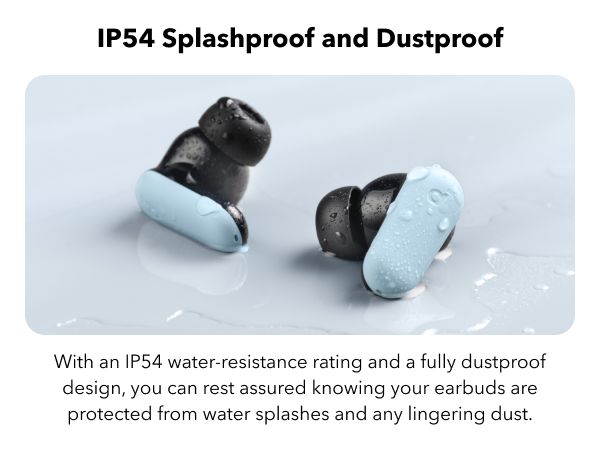 【Anker Official】 soundcore R50i NC - ,With 10mm Drivers , Deep Bass, Bluetooth 5.3, 45H Playtime, IP54-Sweatguard M waterproof, AI Clear Calls with 4 Mics, 22 Preset EQs via Ap