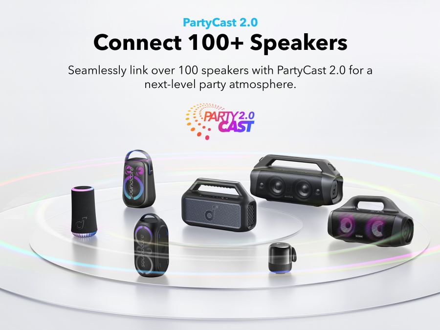[ Special Deal ]  Soundcore Boom 2 SE | Portable Bluetooth Speaker - Black IPX7 Waterproof, 24-Hour Playtime, Wireless Stereo Pairing, 12W Stereo Sound, Bassup, Electronics for Home