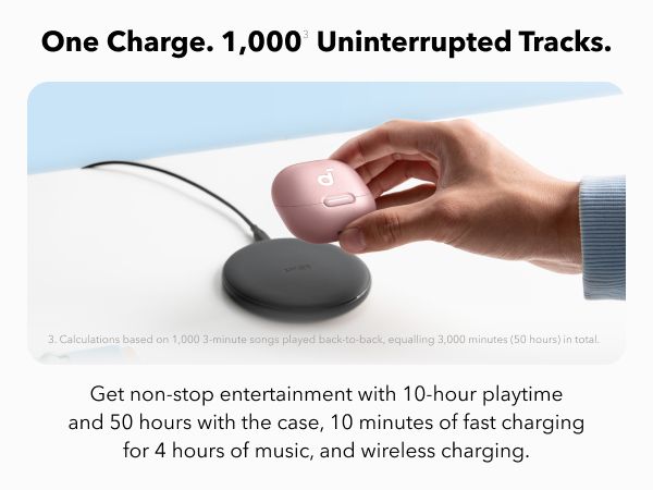 [ Special Deal ] Soundcore Liberty 4 NC | True-Wireless Noise Cancelling Earbuds - Pink