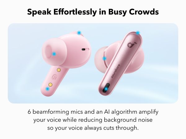 [ Special Deal ] Soundcore Liberty 4 NC | True-Wireless Noise Cancelling Earbuds - Pink
