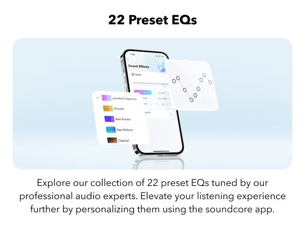【Anker Official】 soundcore K20i - Black, Deep Bass, Touch Control, IPX5 Waterproof, Sports Earphones,
