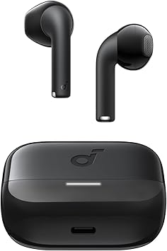 【Anker Official】 soundcore K20i - Black, Deep Bass, Touch Control, IPX5 Waterproof, Sports Earphones,