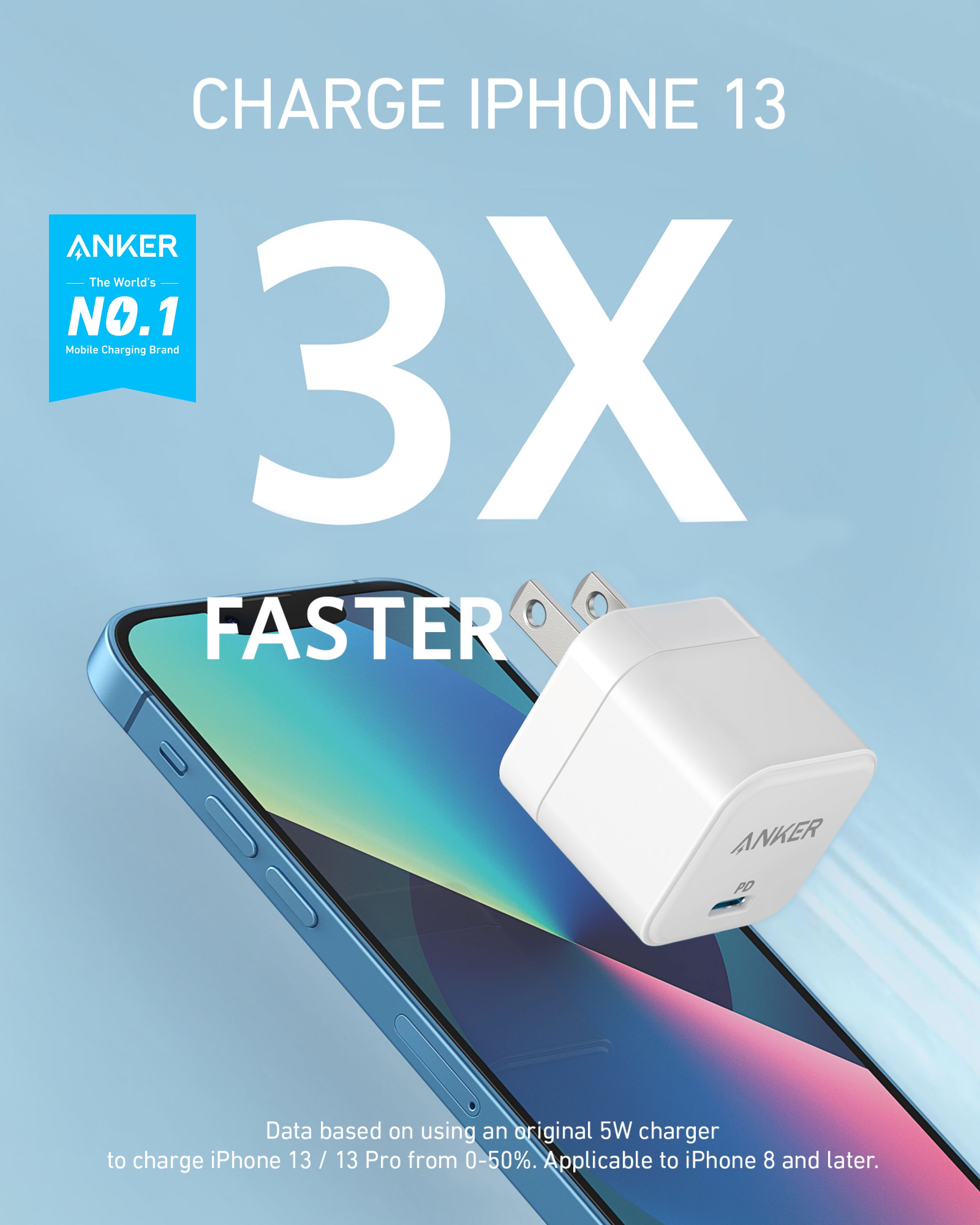 [Exclusive deal] Anker PowerPort III 20W Cube Adapter - White