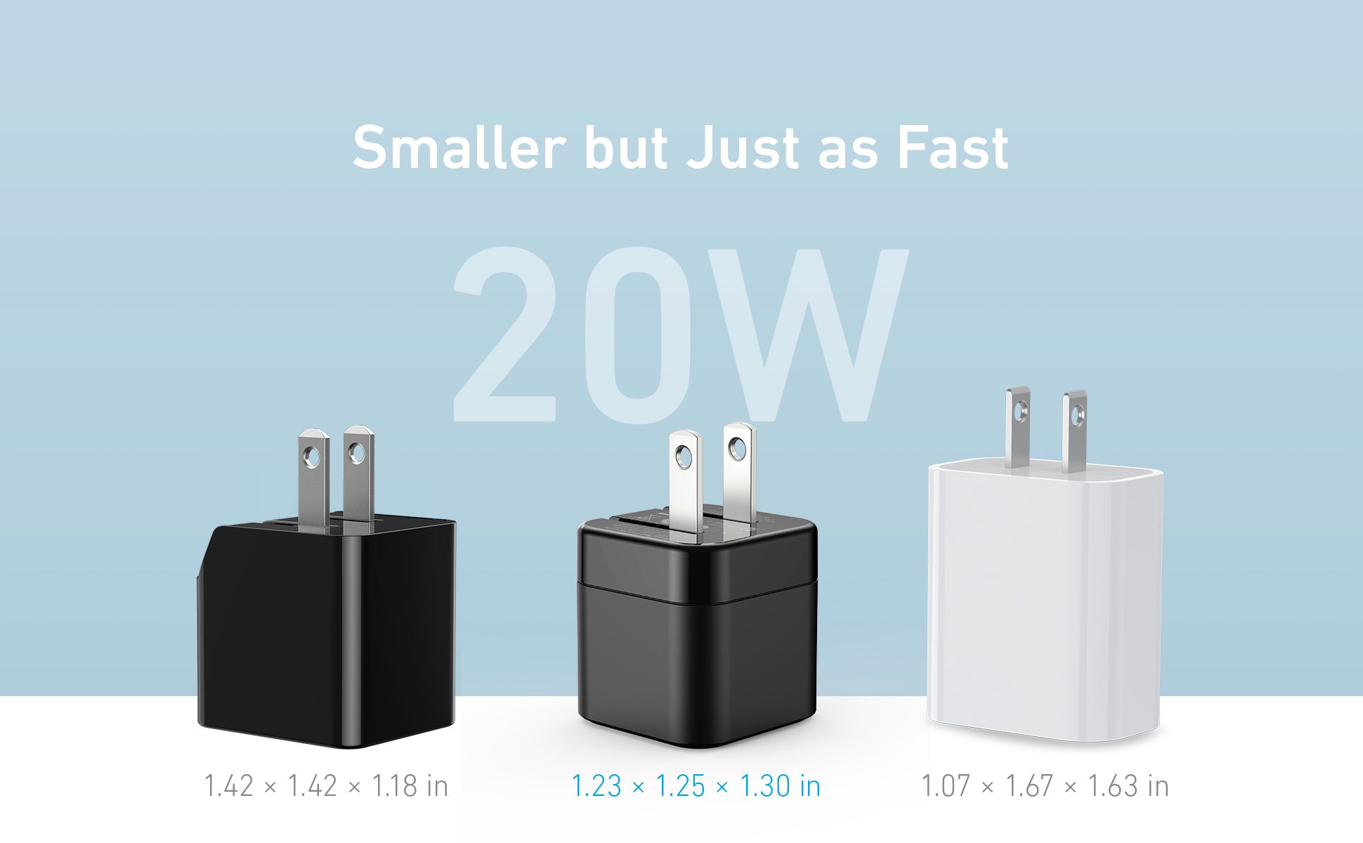 [Exclusive deal] Anker PowerPort III 20W Cube Adapter - White