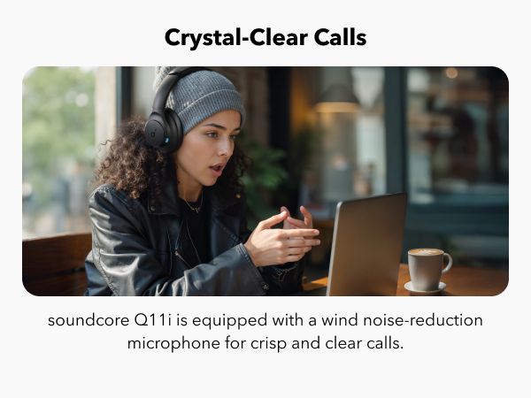 【Anker Official】soundcore Q11i | Wireless Over-Ear Bluetooth Headphones - Gray | Hi-Res Audio | 65H Playtime | Bluetooth 5.3 | Foldable Design | Deep Bass | Comfortable Fit