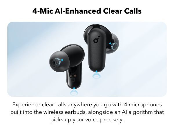 [Exclusive deal] soundcore P30i - Black Deep Bass ,Bluetooth 5.4, Long Battery, Dual Device Pairing, Mic ,  45H Playtime, Compact Case, Fast Charge, IPX5 ,Clear Calls