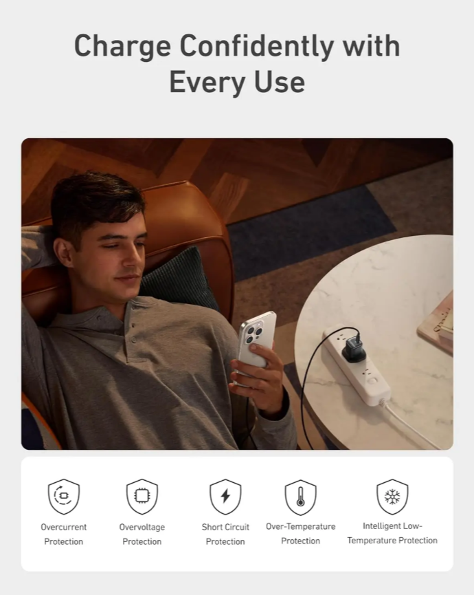 ANKER CHARGER 30W 1C  - Compact Wall Adapter, PD Power Delivery for Smartphones, Tablets & Laptops