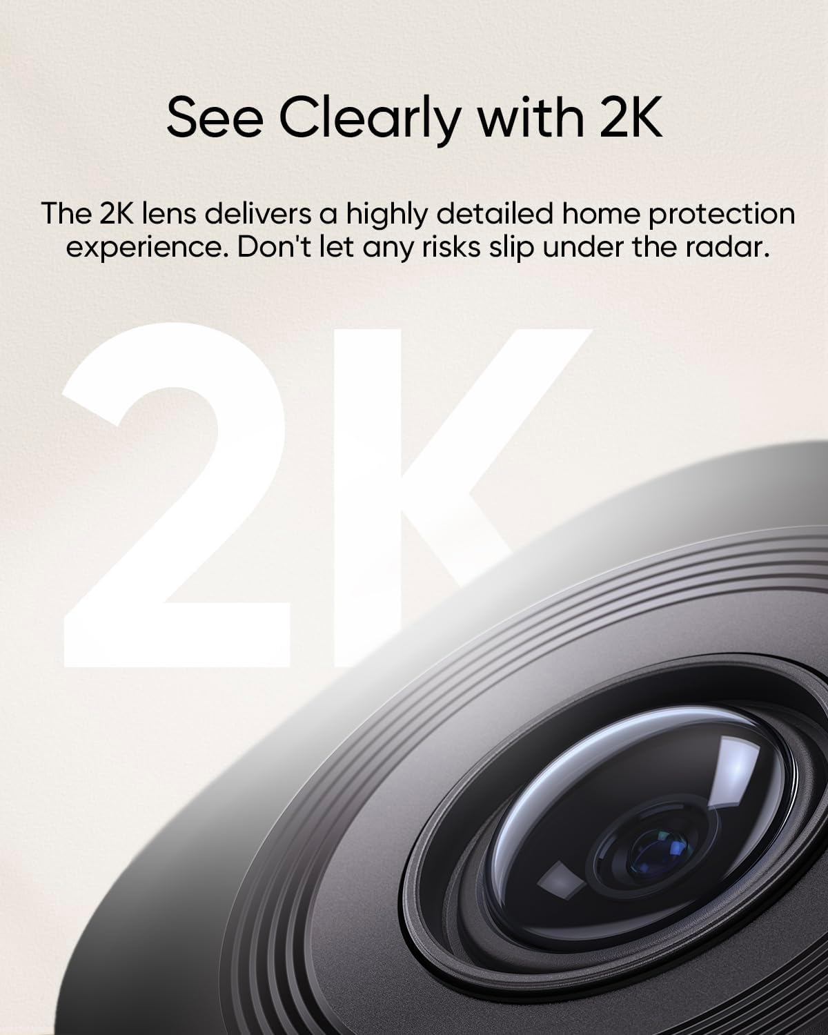 【Anker Official】Eufy Security Indoor Cam C220, Home Security Camera, 2K Resolution with 360° Pan and Tilt, Plug-in  Indoor Camera, Only Supports  Wi-Fi, Human/Motion Al, Night Vision, HB3 Compatible