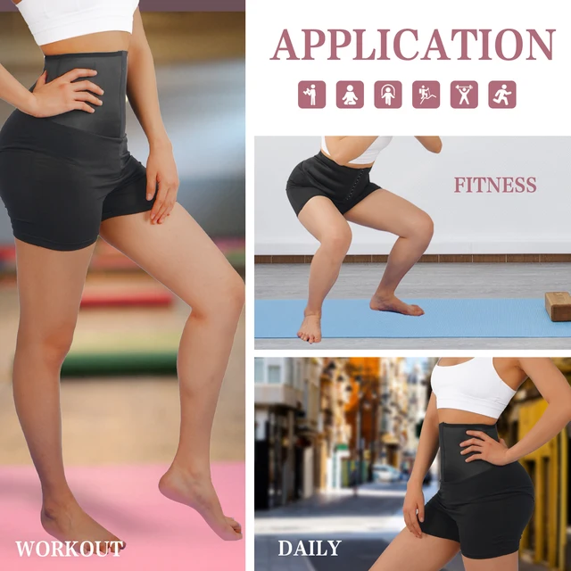 Sauna Sweat Short Pants Suits for Women High Waist Slimming Shorts Compression Thermo Workout Body Shaper Thighs