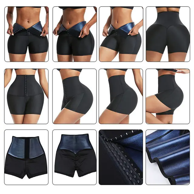 Sauna Sweat Short Pants Suits for Women High Waist Slimming Shorts Compression Thermo Workout Body Shaper Thighs