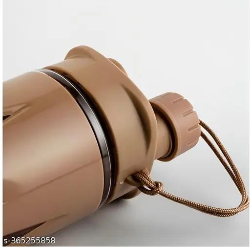 NEW DOUBLE SIDE MOUTH PLASTIC WATER BOTTLE DOUBLE LAYERED WITH STRAW AND DIRECT DRINKING BOTTLE 700 ML